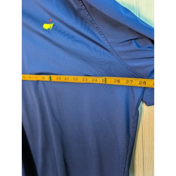 Masters Tech Short Sleeve Performance Golf Polo Shirt Mens 3XL Solid Blue Logo - Picture 5 of 6